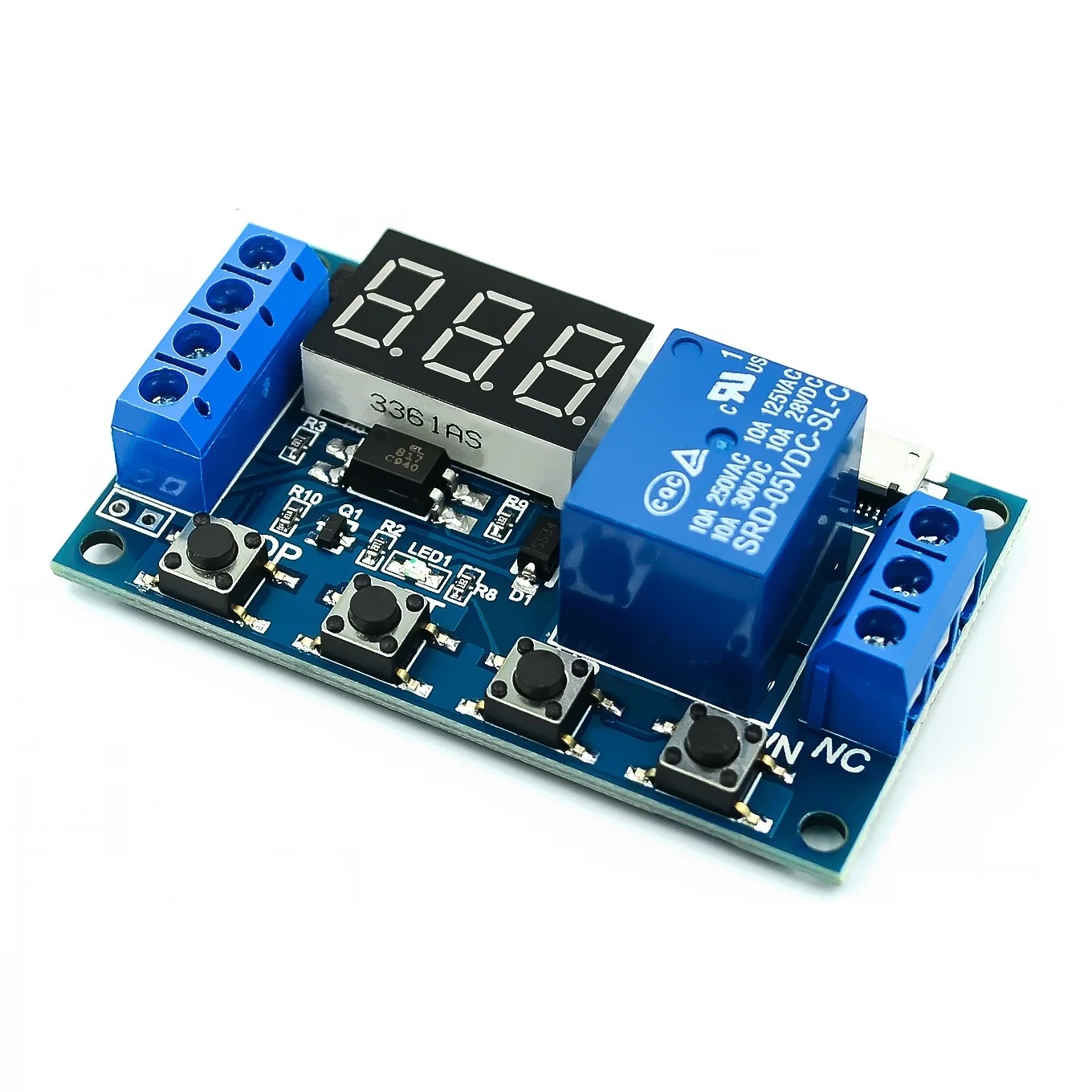 XY-J02 WS16 DC 6-30V 5V LED ডিসপ্লে অটোমেশন Cycle Loop Trigger Timer. 