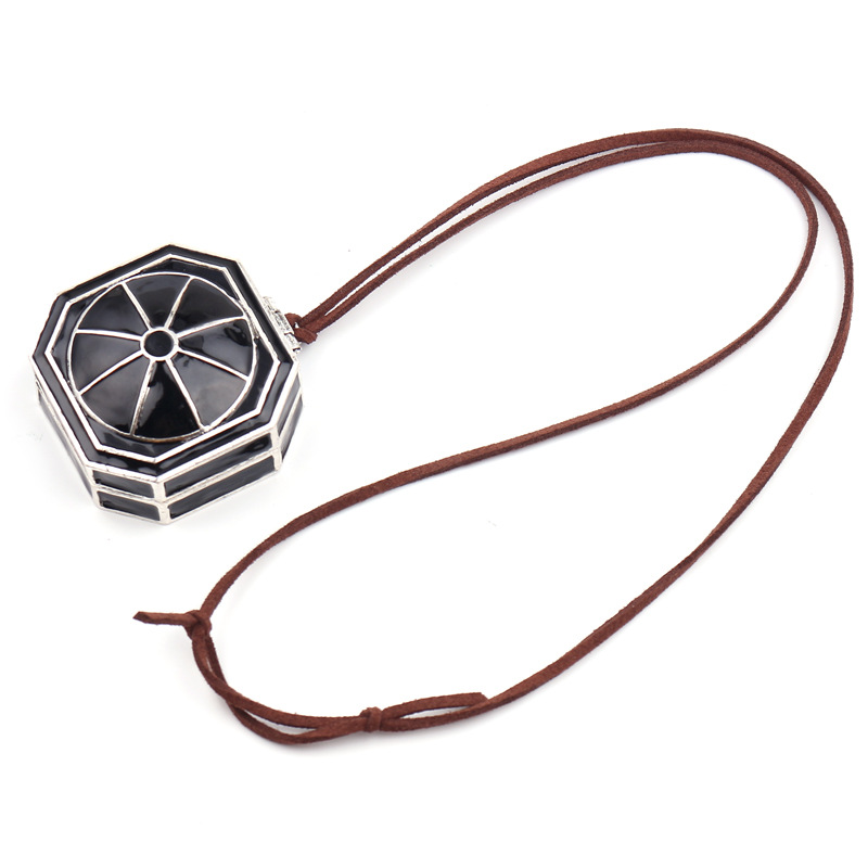 Pirates of the Caribbean Compass Necklace Travel Jewelry Vintage Locket Pendants Men Long Necklace Jack Sparrow Cosplay Costume. 