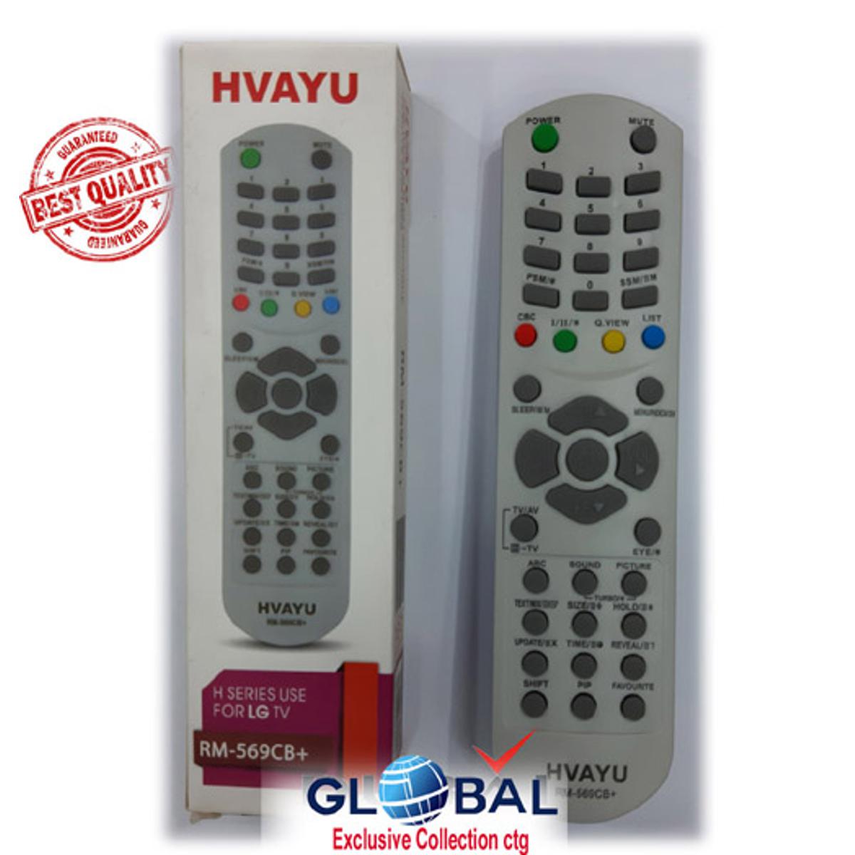 LG Box TV Old, RM-569CB.  Compatible Remote Control High Quality. Master Remote Control for CRT Old TV