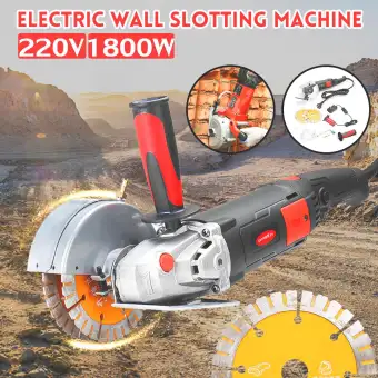 220v 1800w Electric Wall Slotting Machine Wall Groove Cutting Machine Electric Wall Concrete Cutter Notcher Groover Null Buy Online At Best Prices In Bangladesh Daraz Com Bd