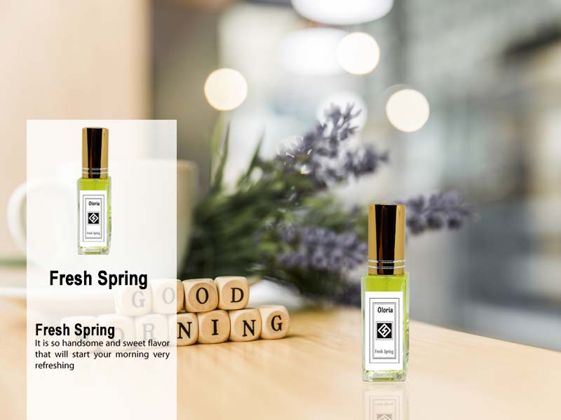 "Fresh Spring Perfume Attar - 6ml of Invigorating Essence - Alcohol-Free Fragrance ". 
