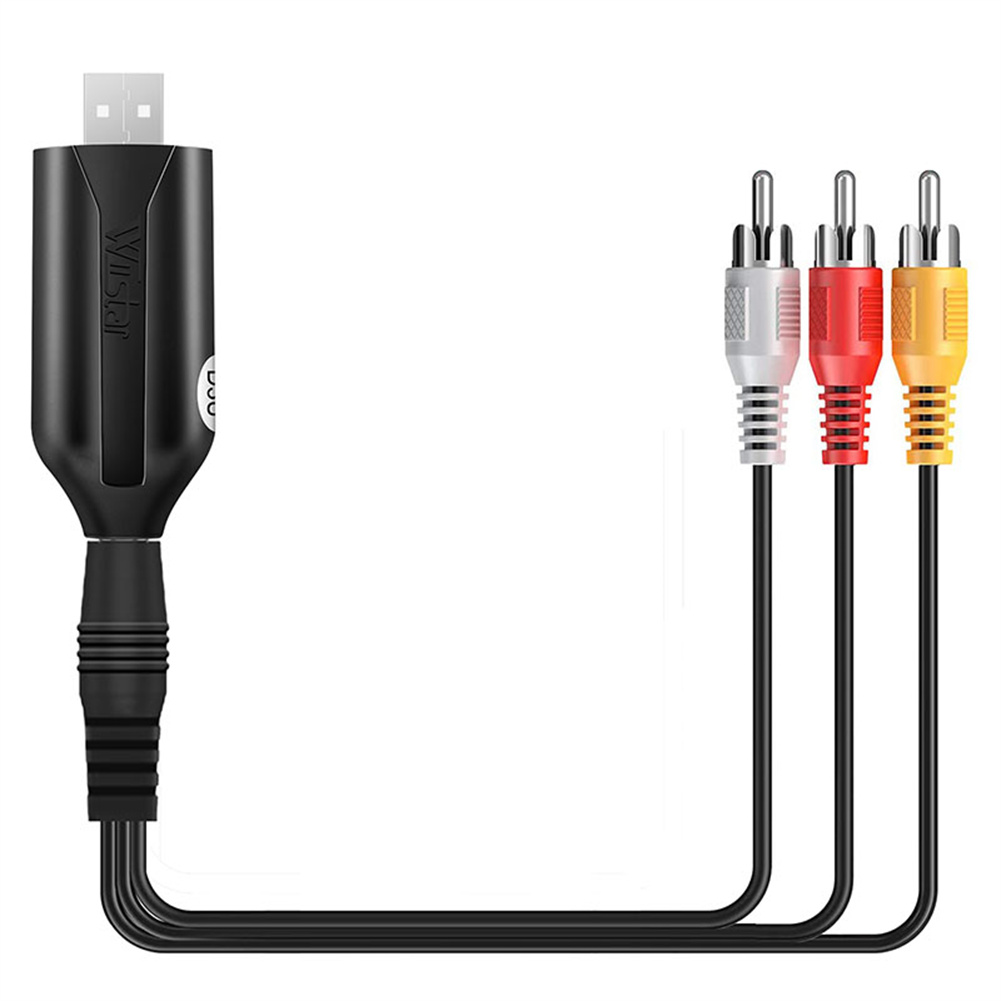 Baoer USB2.0 Capture Card Video VHS To DVD Adapter Converter RCA Audio Capture Card Compatible For Windows XP/Windows 2000. 