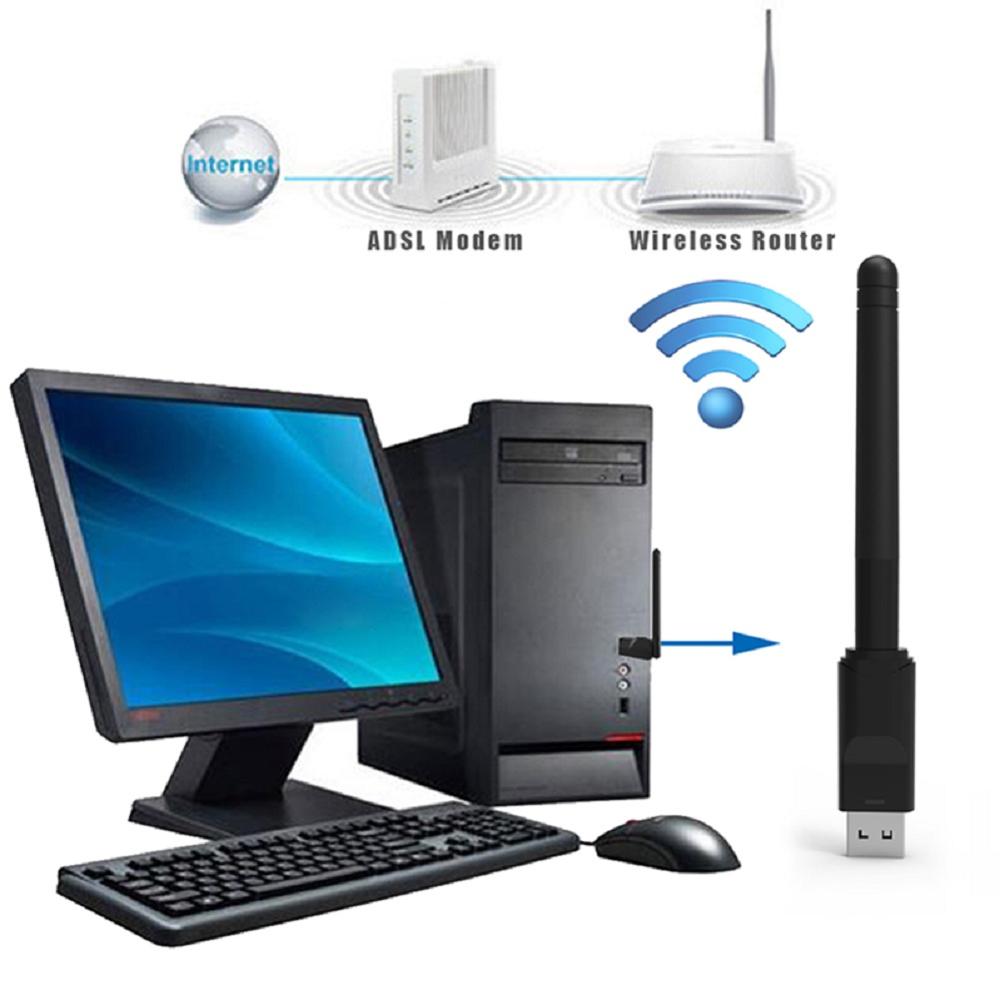 Creacube RT5370 Chip 2.4GHz 150Mbps Wireless USB WiFi Adapter Wifi Antenna Network Card WiFi Receiver For PC For Android TV Box. 