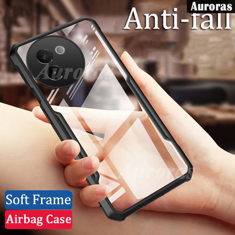 Phone cover For Vivo V30E case shell Air Cushion Soft Silicone Clear Transparent Shockproof Armor Cover For VIVO V30E Cases Housing