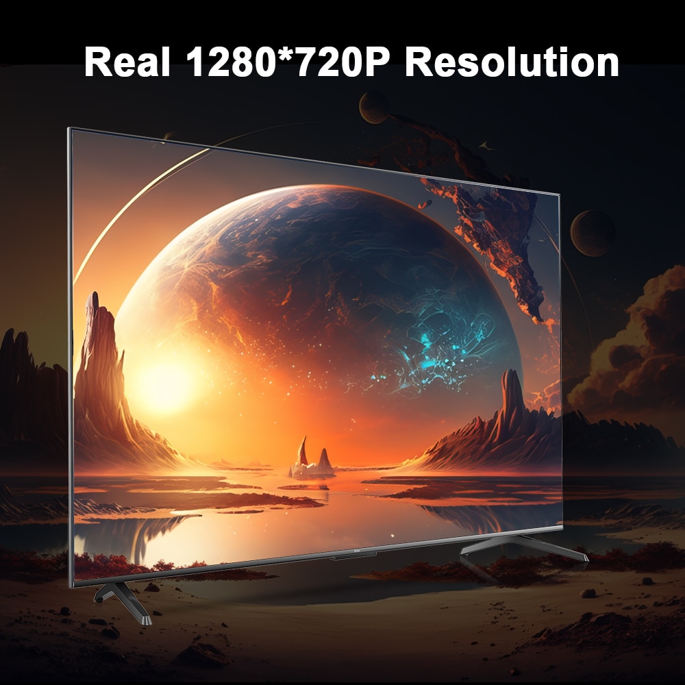 Home Theatre Android Smart Projector HY300 4K  WiFi Bluetooth portable Projector Price in Bangleadesh. 