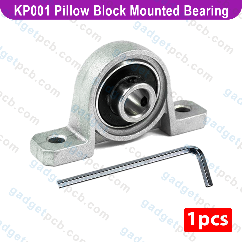 Zinc Alloy KP001 P001 Pillow Block Mounted Ball Bearing 12mm Bore Diameter For CNC Machine 3D Printer All Kinds Of Electronics Projects