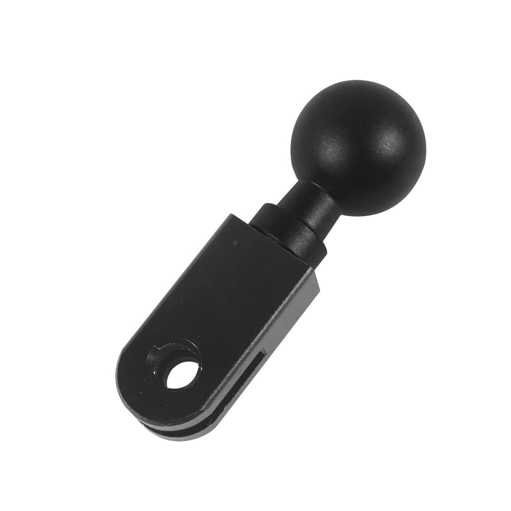 17mm Ball Head Adapter Double Socket Clip Mount for Gopro Hero 11 10 Action Camera 17mm Ballhead Converter to 1/4 M6 Screw Head. 