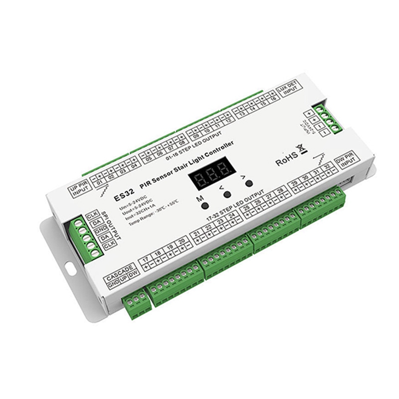 32CH ES32 PIR Sensor Stair Light Controller. 