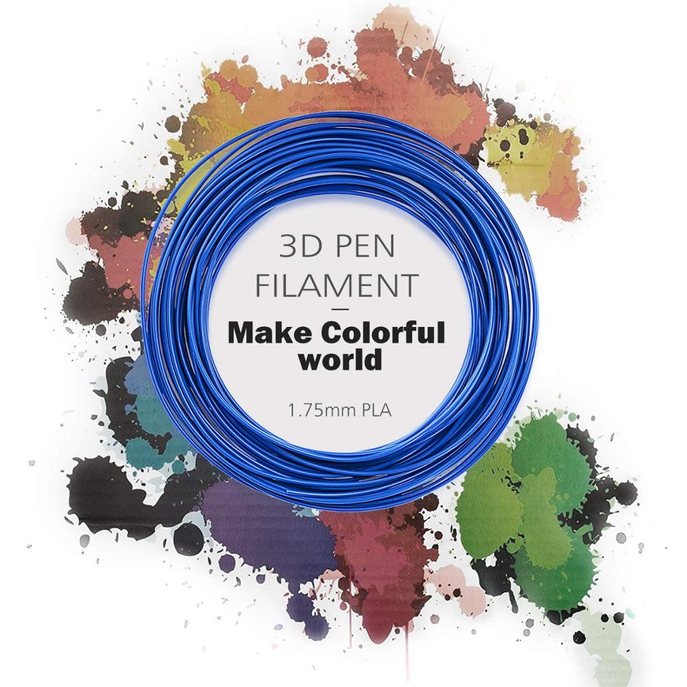 Enotepad 3D Pen filament PLA 1.75 mm 10 meter per pack full colors for option as sample refills printing. 