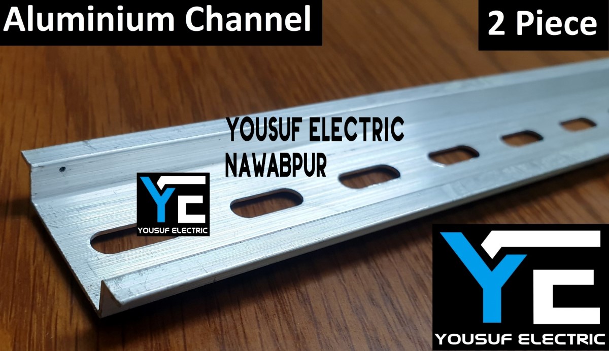 MCB Channel mounting bracket 2 piece pack sp dp tp channel aluminum Din rail channel high grade. 
