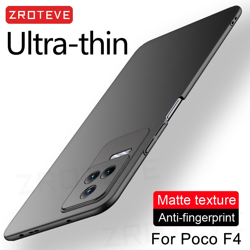 PocoF3 Case ZROTEVE Slim Hard PC Matte Cover For Xiaomi Poco F3 X3 F4 GT Xiomi Mi Pocophone F2 M3 M4 X4 X5 F5 Pro PocoF5 Cases. 