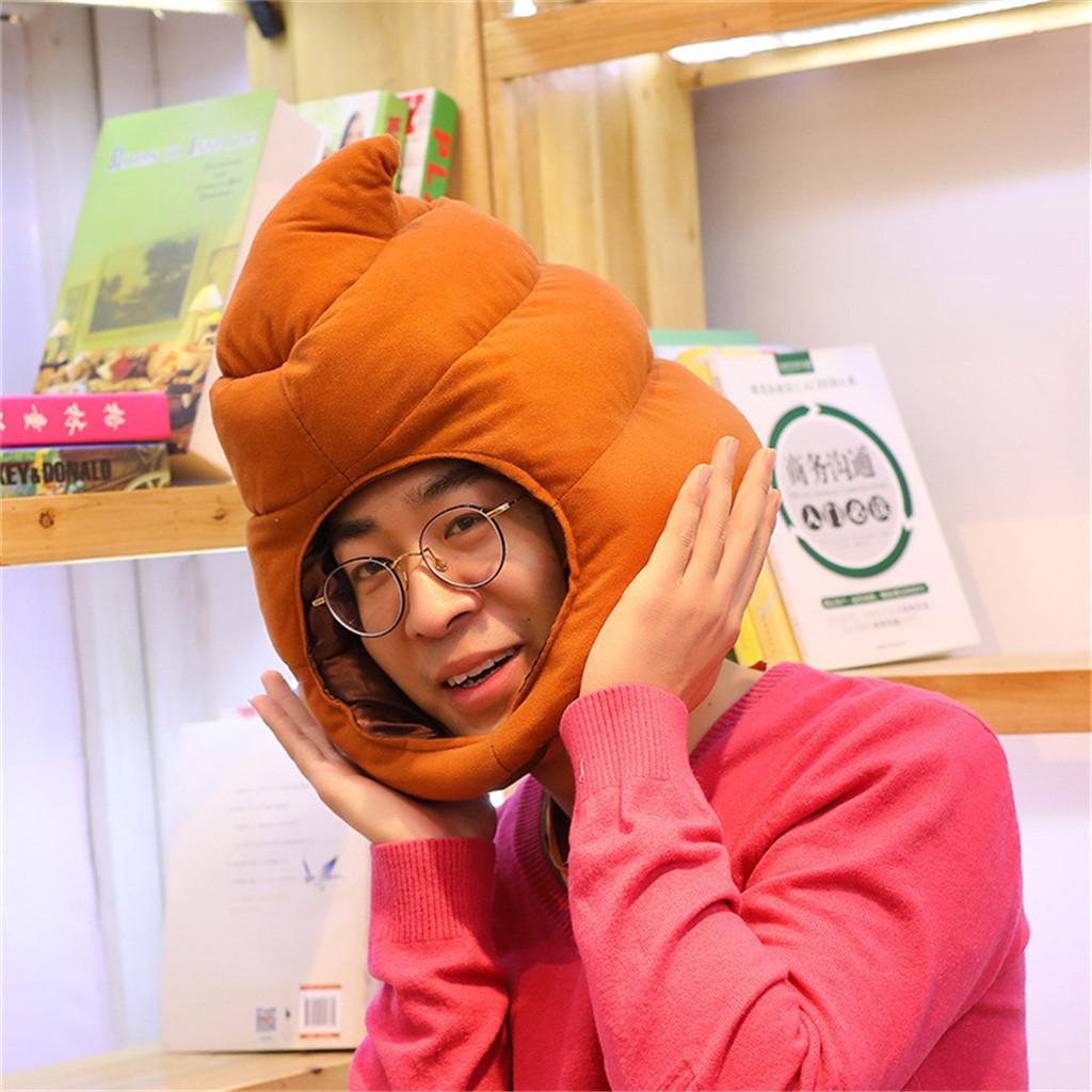 Cocoapps Store-Shiba Inu Plush Stuffed Soft Pillow Doll Cartoon Poop Hat Cute Shiba Soft Toy. 