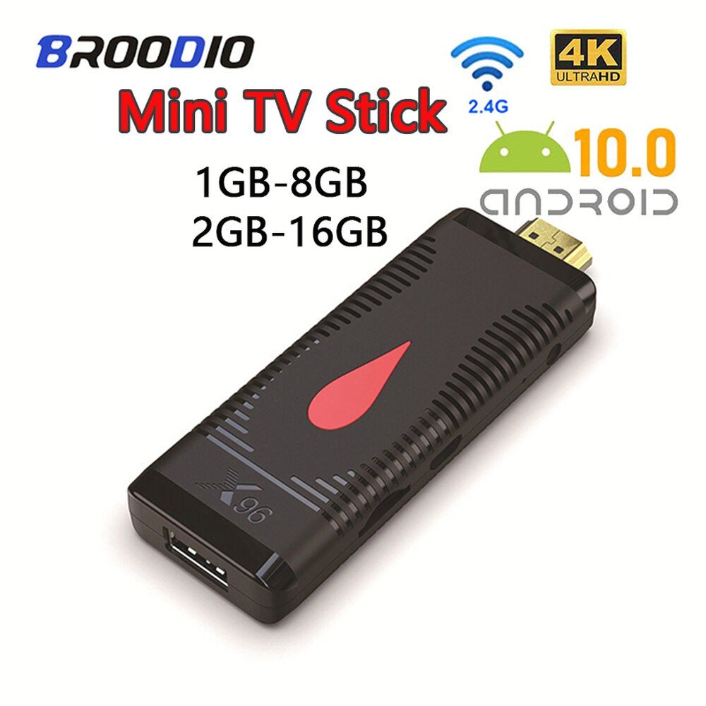 Smart TV Stick Android TV Box 4K Mini PC Android 10 Smart TV Media Player Tvbox Boxs Android  Receiver X96 Quad Core Set Top Box. 