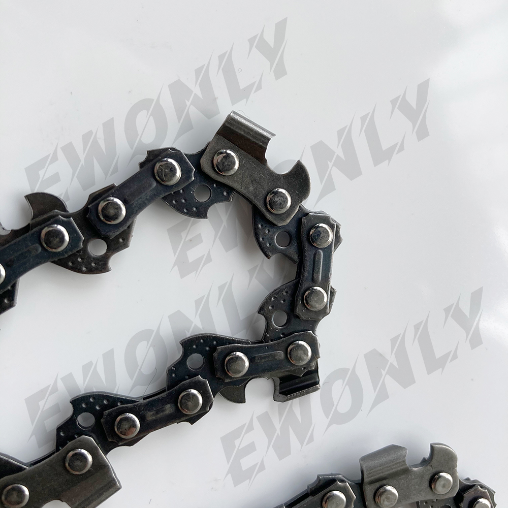 12 Inches Chainsaw Chain, Replacement Chain For Cordless Electric Portable Mini Chainsaw, Guide Saw Chain 3/8" Pitch.043" Gauge 45 Drive Links Replacement Chain. 