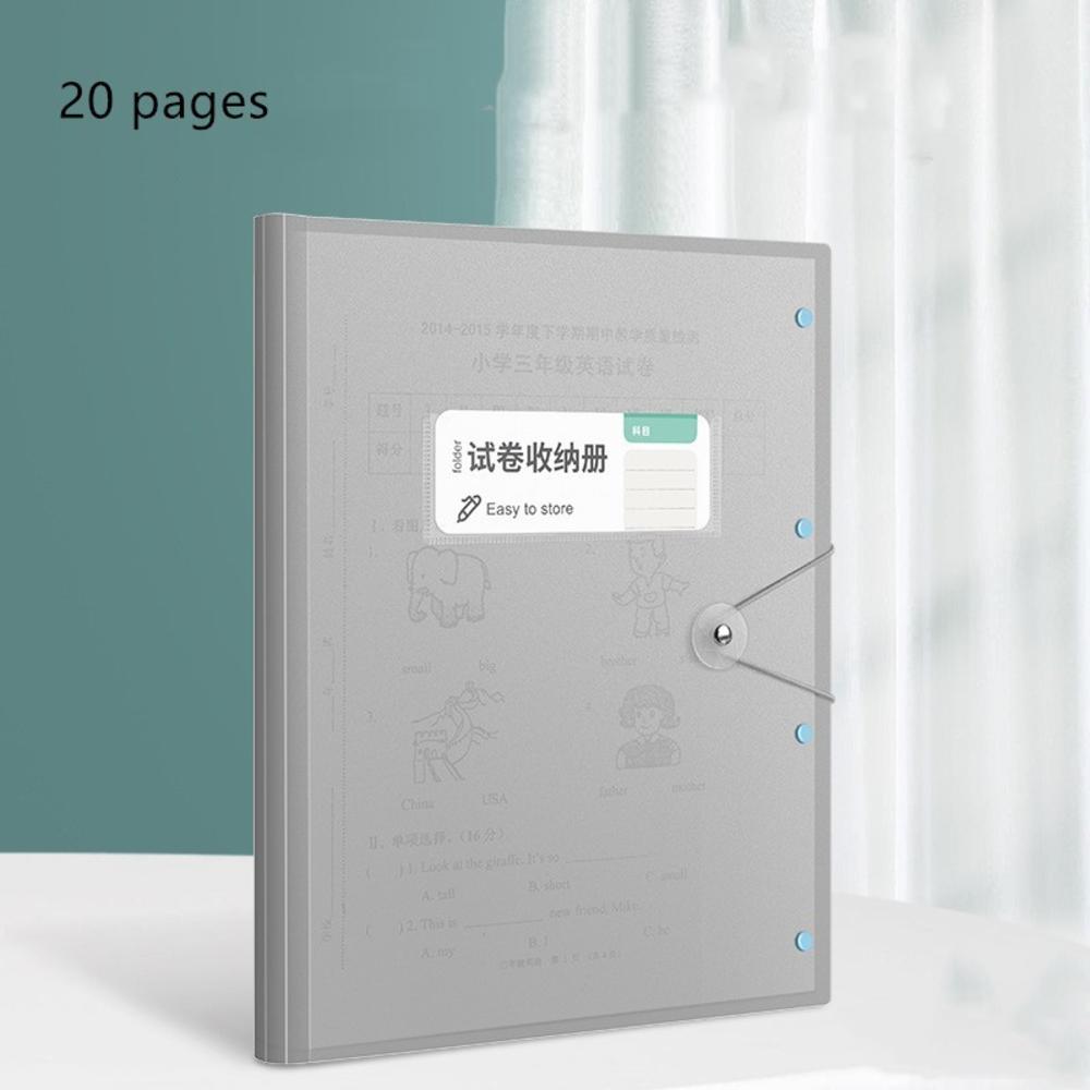 （New）60 Page Data Book Information Booklet tationery Large Capacity File Folder A3 File Bag Large Folder Data Book. 