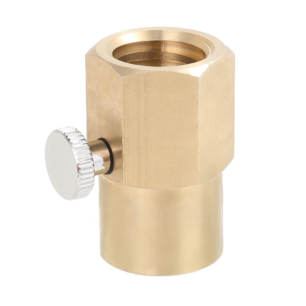 KOGEEK Brass Adapter for Refill Soda Stream and Soda Club W21.8-14
