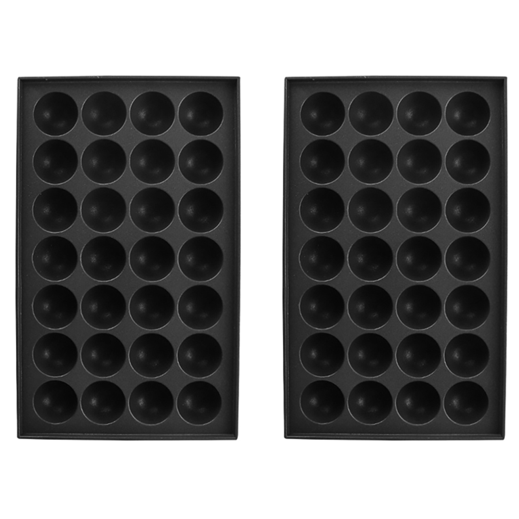 2X 28 Holes 4cm Takoyaki Hot Plate Non Stick in Home Takoyaki Takoyaki Plate Only Takoyaki Aluminium Plates