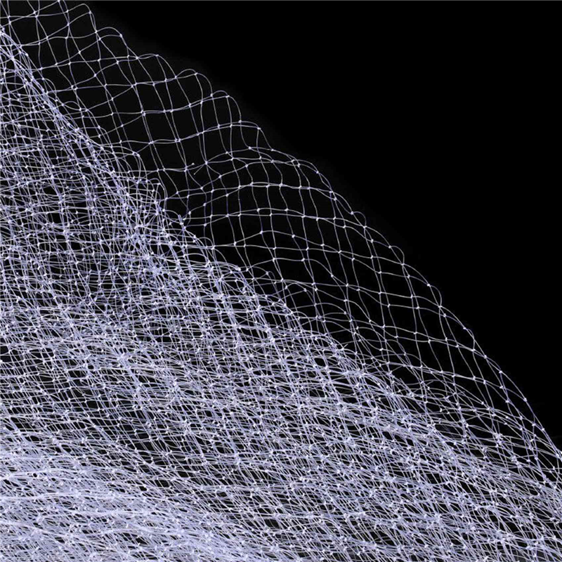 2pcs 8Ft Full Spread Nylon Filament Fish Net Easy Throw Fishing for Hand Cast. 