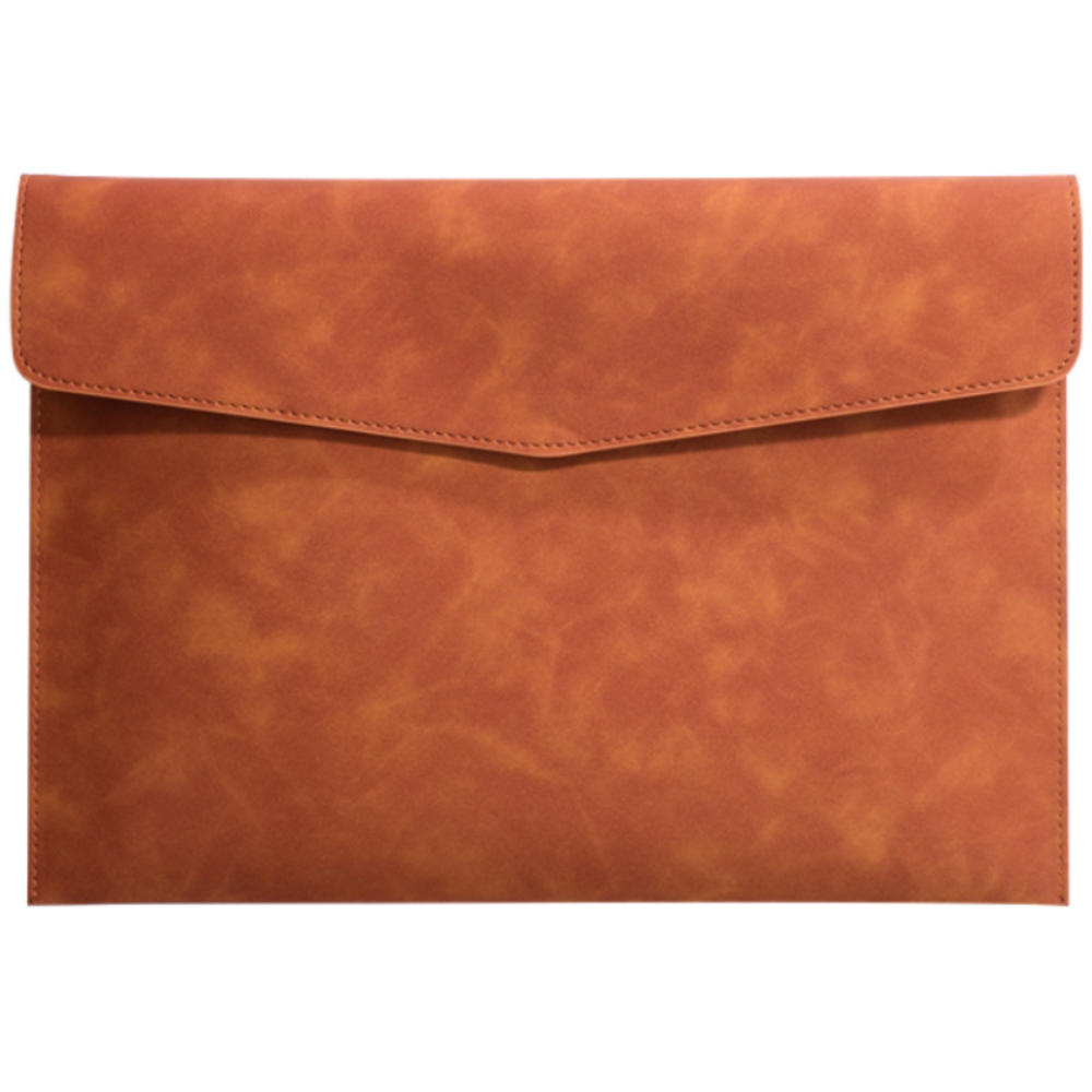 School Office Supplies Professional File Folder Fashion Briefcase A4 Leather File Folder Data Package Document Organiser. 