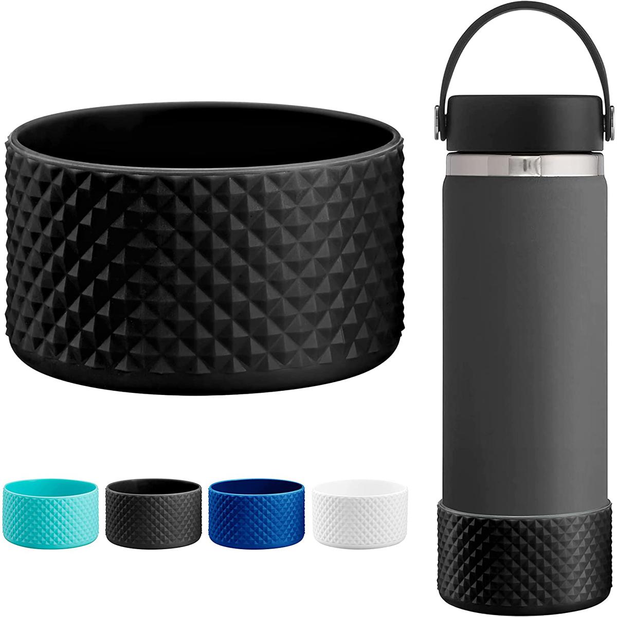 Newest Diamond Pattern Silicone Boot Case for 32oz&40oz Hydro Kleen Kanteen Aquaflask for hydro flask Kool Hydr8 Vacuum Flask Tumbler Aquaflask for hydro flask Accessories Diameter 9cm