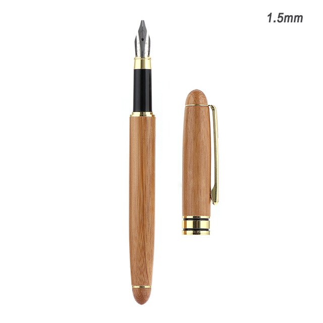 Bamboo Calligraphy Art Fountain Pen Chisel-pointed Nib 0.7mm-2.9mm Writing Tool Bamboo Calligraphy Art Fountain Pen Chisel-pointed Nib 0.7mm-2.9mm Writing Tool