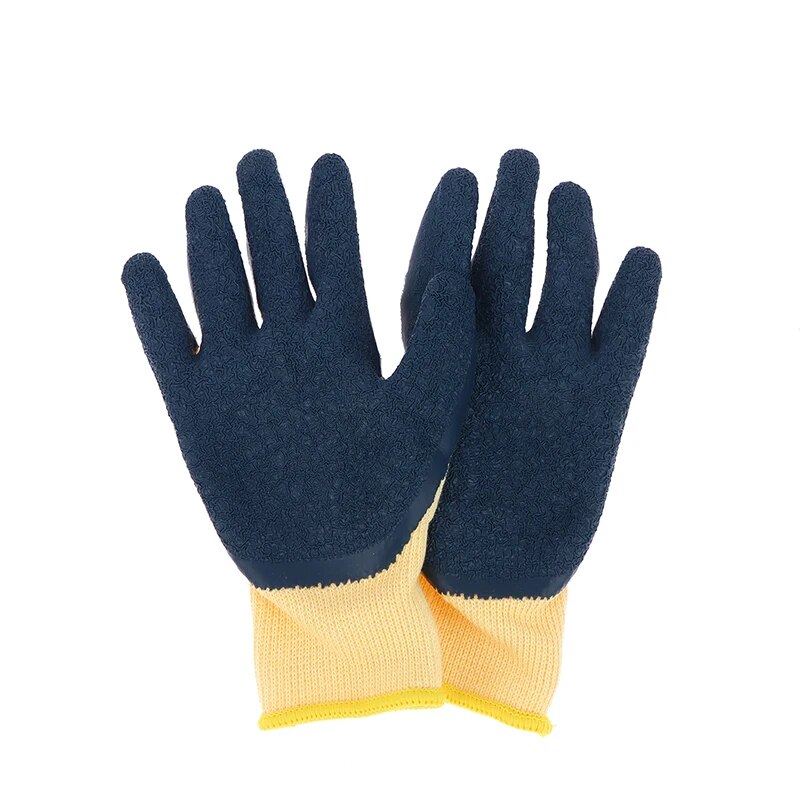 1pair Low Voltage Insulating Gloves 400V Ultra-thin Flexible Anti-electricity Security Anti-slip 220V Rubber Protective Gloves. 