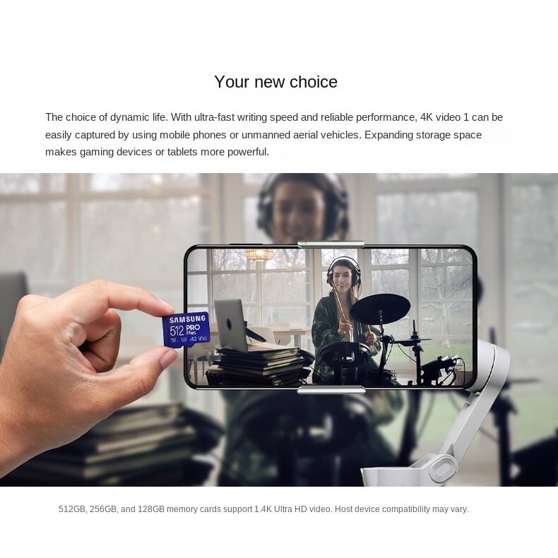 【100%Original+FREE Shipping+Ready Stock+COD】Samsung Micro SD Card 8GB 16GB 32GB 64GB 128GB 256GB 512GB 1TB SDXC Class 10 U3 High Speed. 