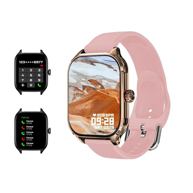 H9 New Smart Watch 2.01 Inch HD Display Answer Make Call Message Preview Sport Modes DIY Dial Weather Forecast For Men Women. 
