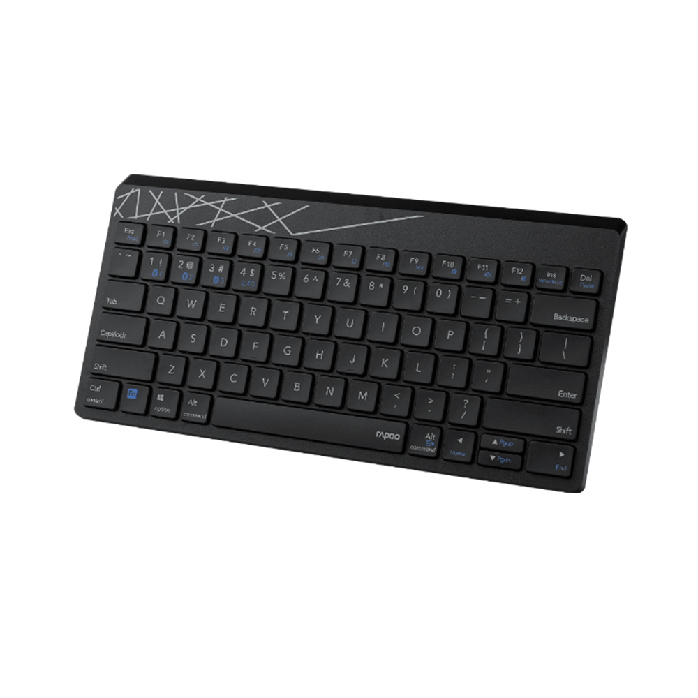 Rapoo K8000M Multi-mode Wireless Keyboard - Switch between Bluetooth 3.0, 5.0 and 2.4G for Macbook PC Laptop Computer. 