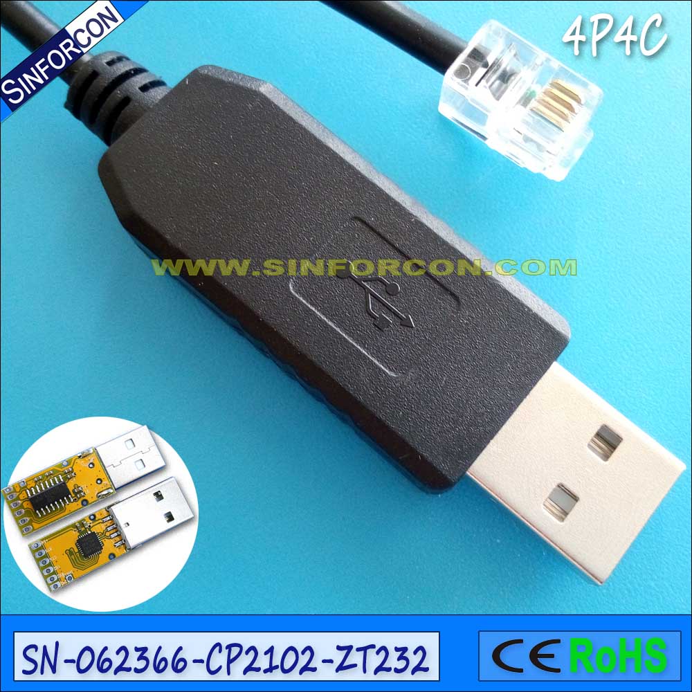 silabs cp2102 usb rs232 to rj11 rj12 rj45 converter cp2102 usb serial adapter cable