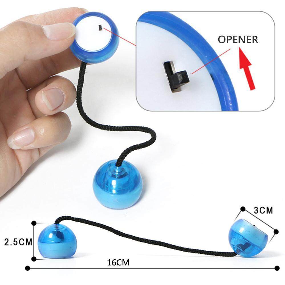 NEW Thumb Chucks Grow In Dark Fidget Ball Toy Finger Extreme Movement Cubes Spinner Anti Stress Anxiety Relief Toys Spinner YOYO(Yellow). 