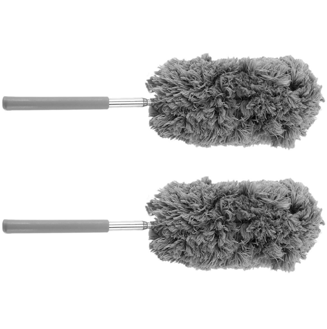 Adjustable Soft Microfiber Feather Duster Anti Static Dust Extend Handle Household Dusting Brush Cleaning Tools. 