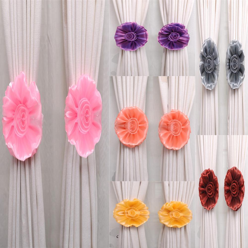Cocoapps Store Clip On Flower Tie Backs Holdbacks For Voile