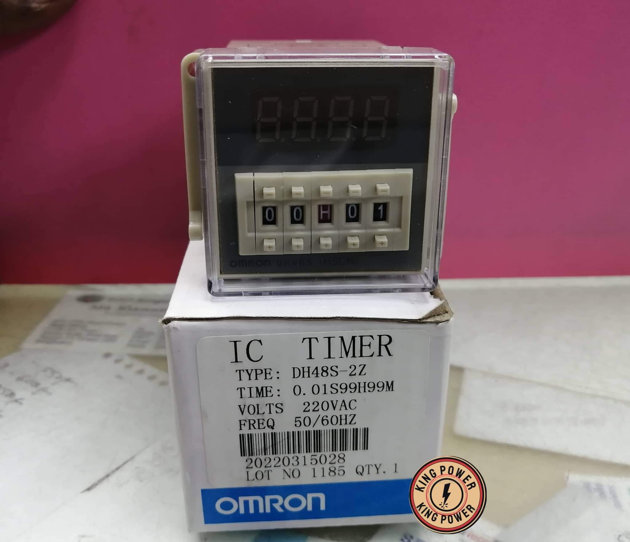 DH48S-2Z,  Omron Timer Delay Relay, 8 Pins 0.01S-9999H H/. 