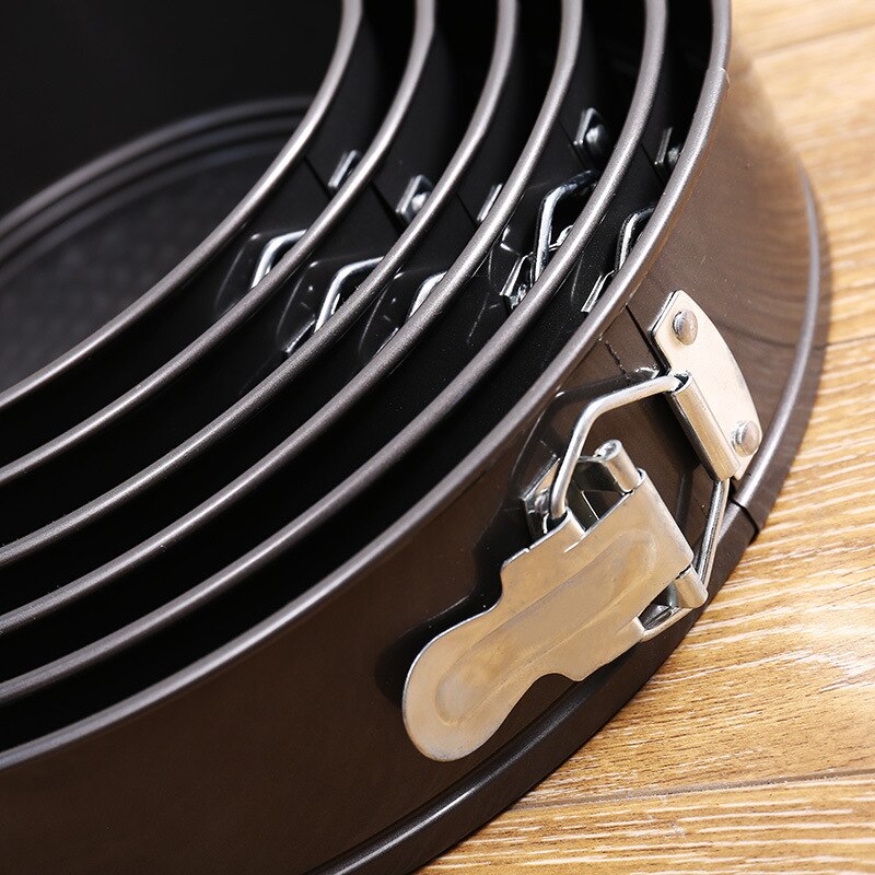 Round Mousse Honeycom Carbon Steel Cake Mold Baking Utensils Multiple Sizes Are Available Round Cake Mold Lock Live Bottom. 