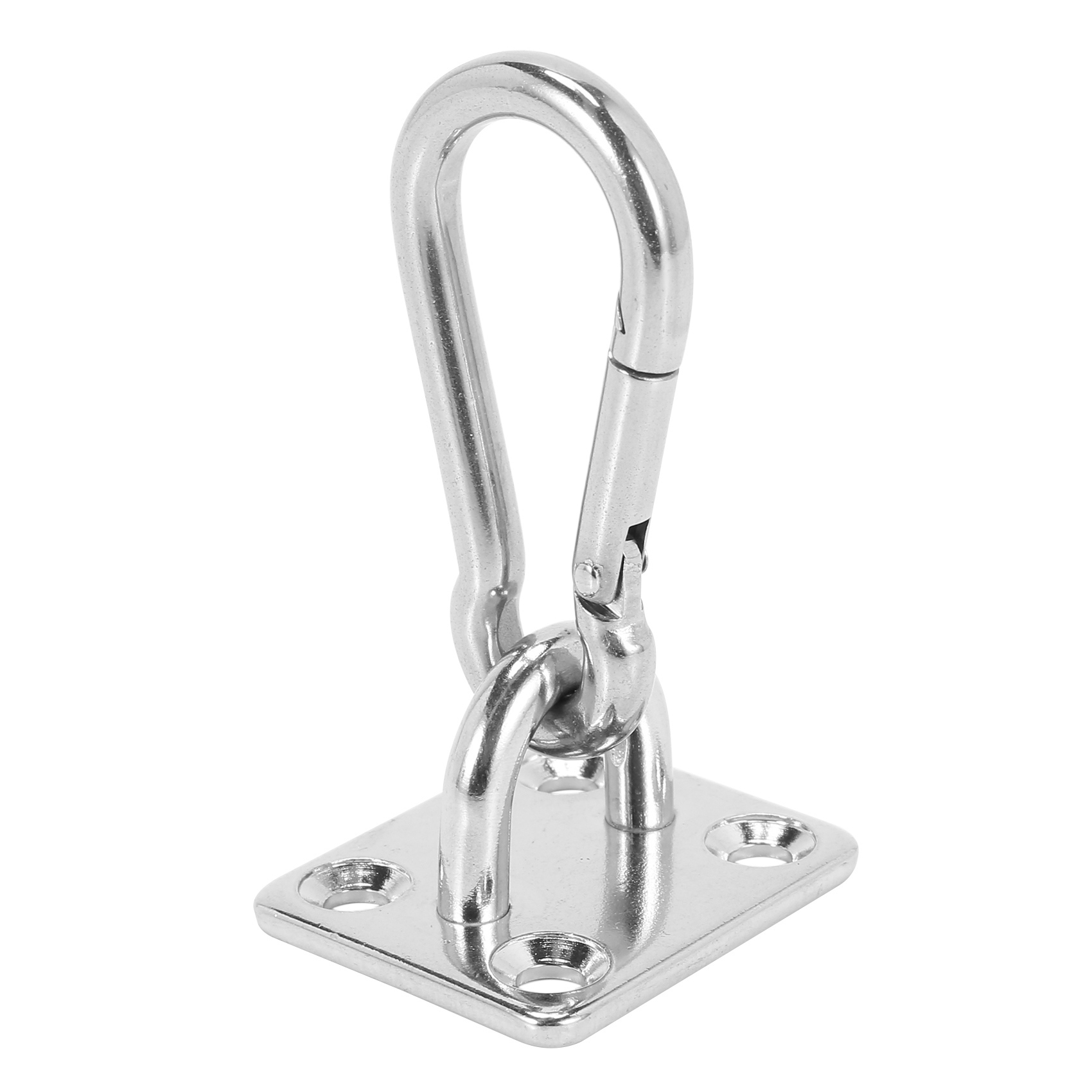 8 Sets Of Suspended Ceiling Wall Mount U-Shaped Hooks Hammock Hook Metal Base Plate with Hook. 