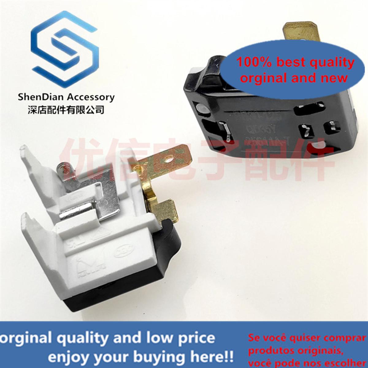 1pcs only orginal new R600a QD35Y compressor BB30-125 refrigerator drinking fountain overload and overheating butterfly protecto