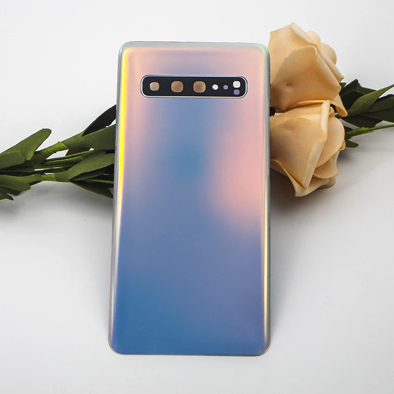 For Samsung Galaxy S10 5G SM-G977B G977F Battery Back Cover Rear Door Glass Panel Housing Case Adhesive ADD Camera Lens Replace. 