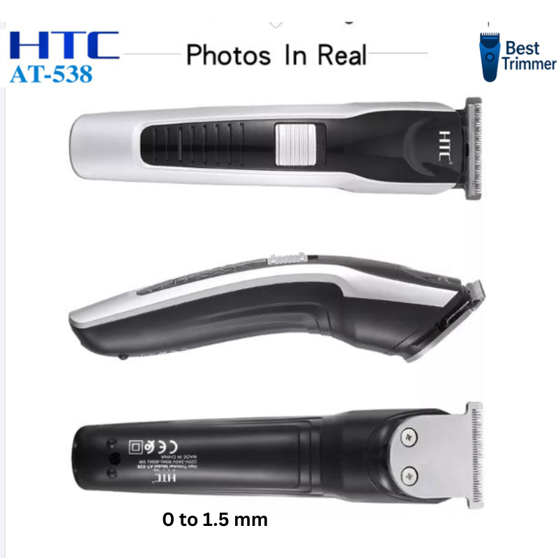 HTC AT 538 Rechargeable Hair and Beard Trimmer for Men. 