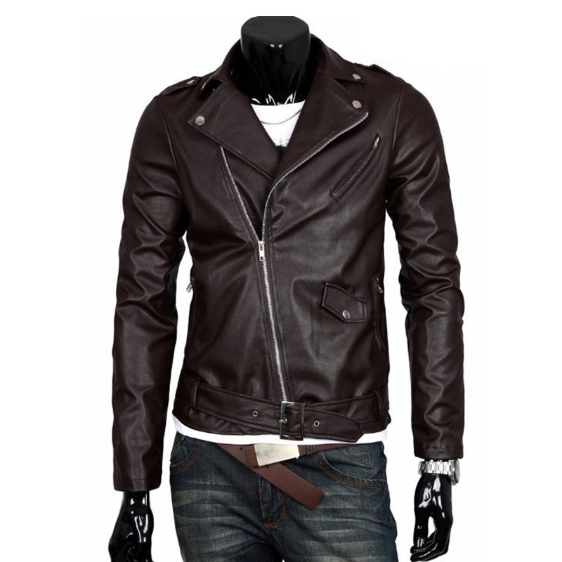 The Walking Dead Negan Cosplay Jacket Punk Men PU Leather Jacket Motorcycle Fashion Slim Fit Leather Coat. 