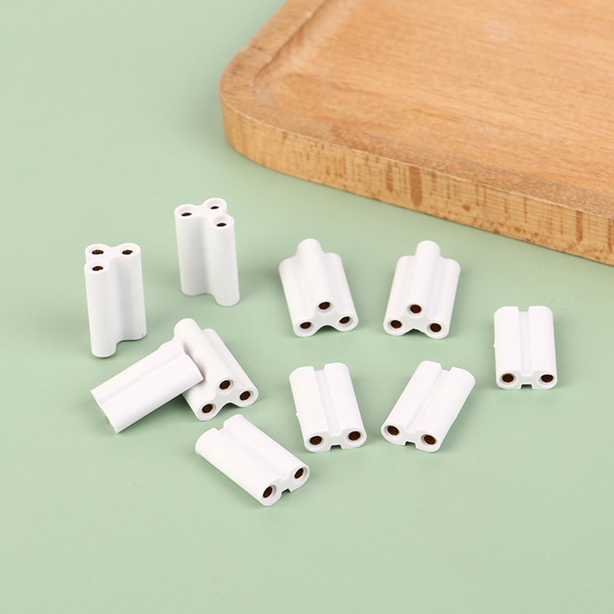 10Pcs Led Light And Fluorescent Connector Seamless Joint Unit Be Used In T5 T8 Tube Lamp 2 Pins 3 Pins Connectors Joints Jessica