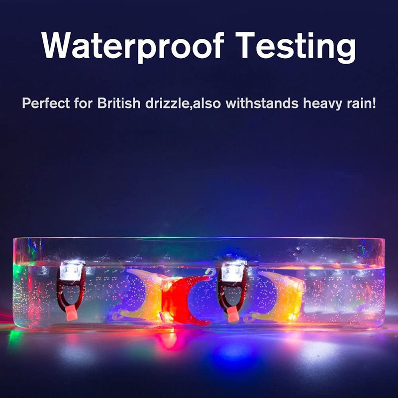 Bicycle Safety Light Cycling Bike MTB lampu Lajak (3 Mode) 2pc Frog Strobe Tail Rear Light Warning Light Lampu Basikal. 