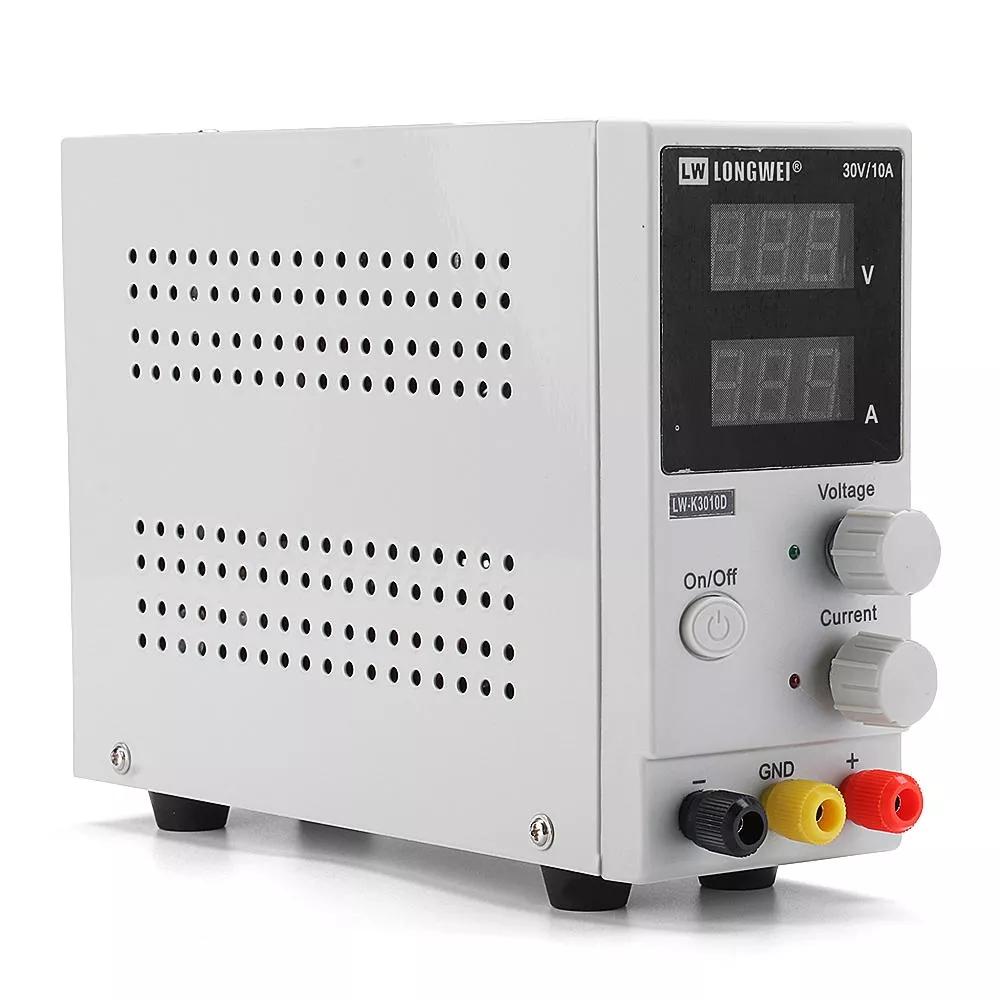 LONG WEI LW-K3010D 110V/220V 30V 10A Adjustable LED Digital Display DC Power Supply Switching Regulated Power Supply. 