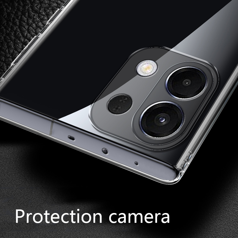 Biruiqu For OPPO K13 Back Cover Soft Casing Transparent TPU Simple Case Covers. 
