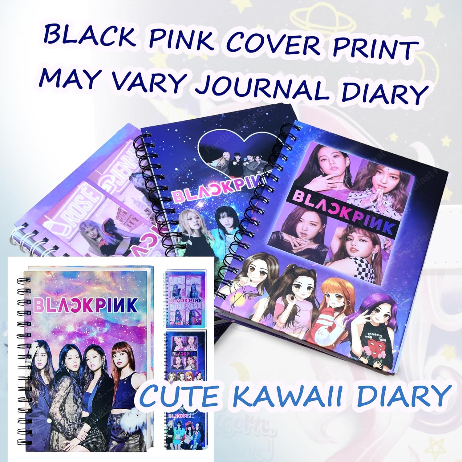 BlackPink Diary Notebook– Random Print. 