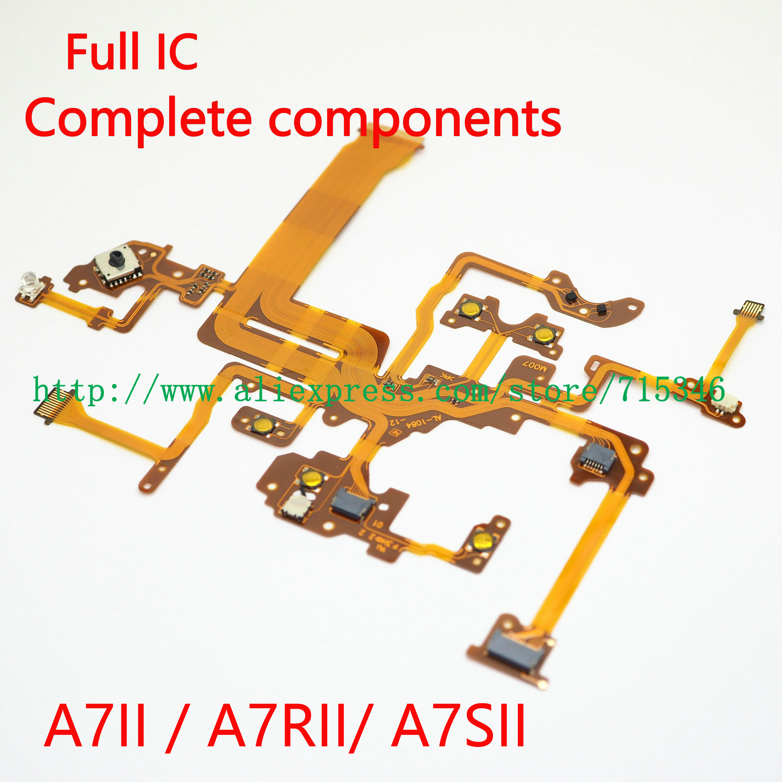 【YIYANGMAOYI111】NEW Top Cover Mode dial turntable Flex Cable For SONY A7R II ILCE-7RM2 A7S ILCE-7SM / A7 II ILCE-7M2 A7M2 A7RM2 A7SM. 