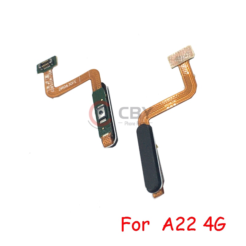 For Samsung Galaxy A12 M12S A22 M12 4G 5G Fingerprint Finger Print Touch ID Sensor Home Button Flex Cable. 