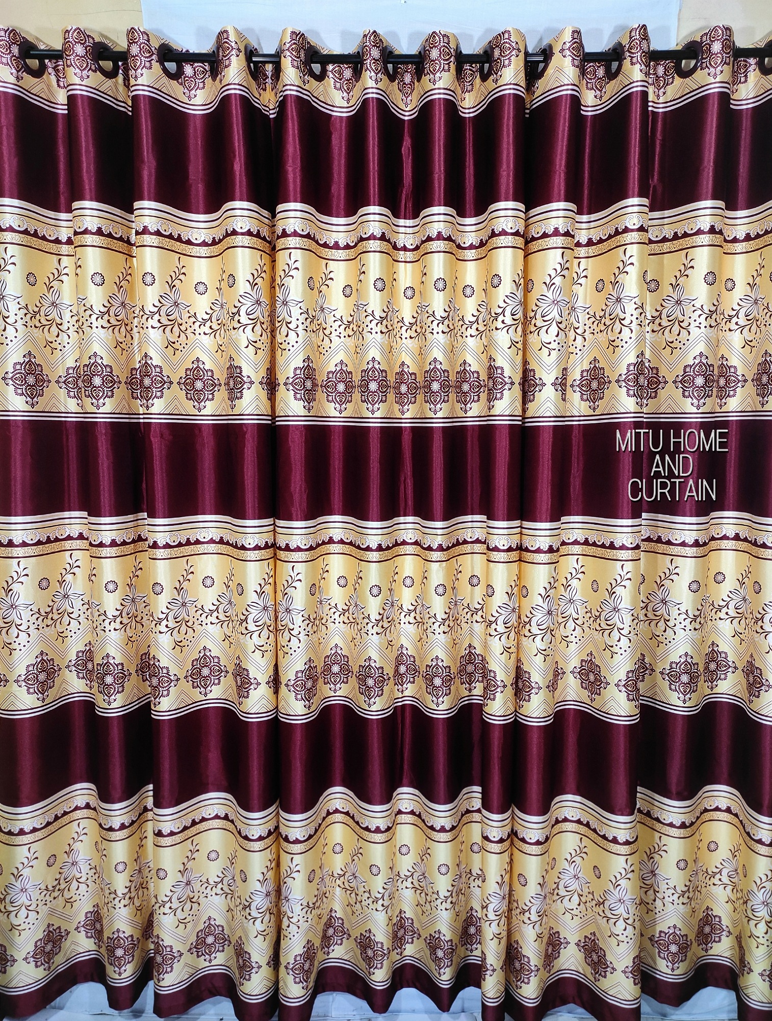 Curtain Porda Synthetic curtains Indian porda window protector 45*80 ...