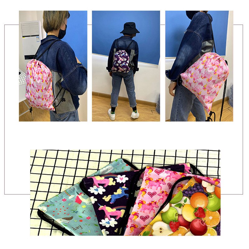 Japanese Anime Hunter X Hunter Storage Bag Boys Girls HXH Killua Zoldyck Gon Freecss Chrollo Shoulder Bag Women Drawstring Bags. 