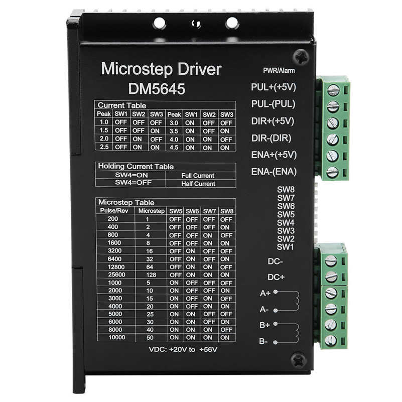Two-Phase Stepper Motor Controller Driver 4.5A 57 86 Replacement M542/2M542. 